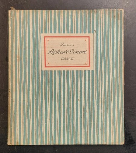 Diario richard ginori 1938 - diario,