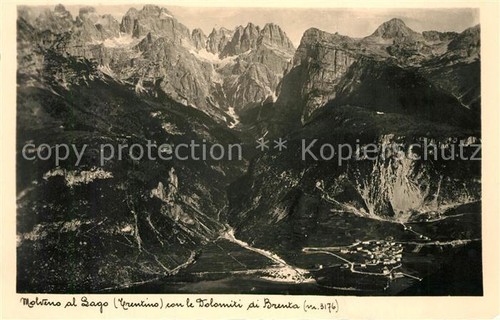 Molveno lago con le - lago,