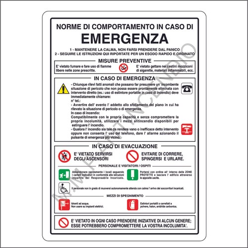 Cartello segnaletico norme - norme, di