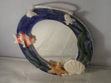 Specchio da parete in ceramica