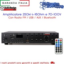 Amplificatore 250W 4-16Ohm e