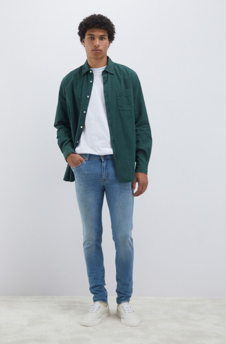 517 denim elast wash roy - m,