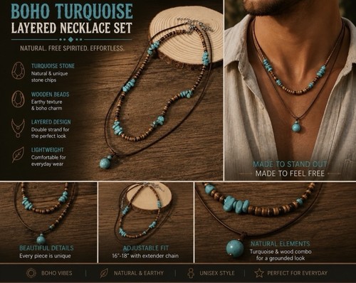 Set collana filo cera