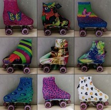 Copripattini  Resistenti  pattinaggio artistico IN LYCRA  Felpata fantasia