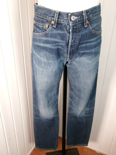Vintage pantalon jean - jean, bleu