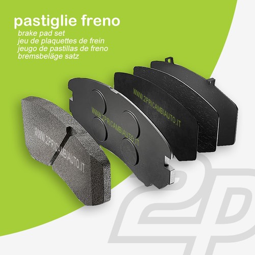 Kit pastiglie pattini freno - pastiglie,