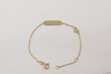 Bracciale oro 18K 750 massiccio bimbo bimba battesimo