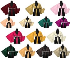 Top danza del ventre in raso con volant costumi danza del ventre blusa tribale Jupe Choli S37