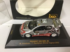 1/43 ixo, Peugeot 206 WRC, #2 Grönholm, 1° Rally Cipro 2002