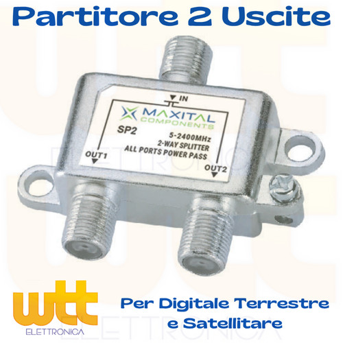 Partitore antenna uscite - antenna, tv