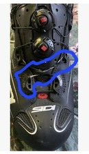 1x Sidi sidi tecno 3 riparazione ricambio Scarpe Speed Shot 2 fili cavo kit lacci