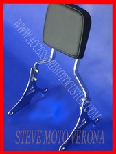 Schienalino cromato harley - cromato,