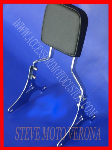 Schienalino cromato harley - schienalino,