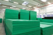 Lastra PE Polietilene VERDE  , vari spessori , vari formati