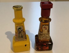 Lotto 2 Bottigliette Mignon Da Collezione Rossi Grappa E Orange Brandy 