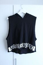 Maglia nera OVS con cappuccio e scritta taglia M