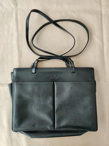 Borsa pelle nera trussardi - in,