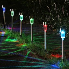 10 Lampade Giardino Ricarica