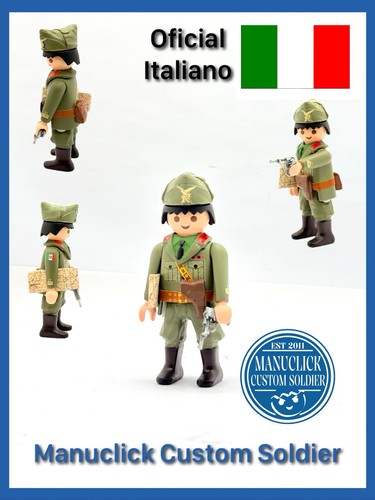 Playmobil custom ww2 teniente - playmobil,