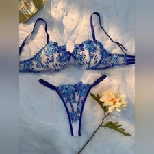 NUOVO set lingerie floreale