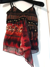 Top etnico donna lana