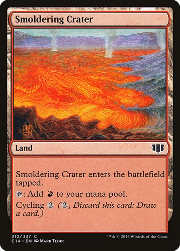 Cratere smoldering quasi - smoldering,