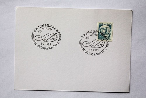 Cartolina commemorativa - cartolina,