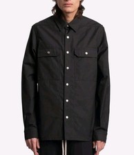 Rick Owens camicia nera uomo