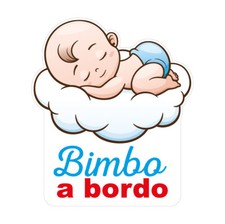 Bebè a bordo adesivo sticker