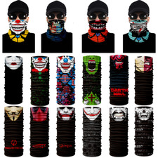 Multifunctional Headwear Bandana Neck Gaiter for Sport Parties Halloween Fishing