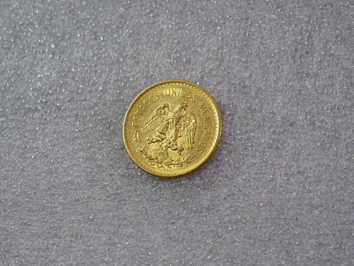 Moneta oro messico 1906 - moneta,