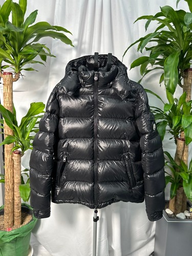 Moncler maya down jacket black - moncler,