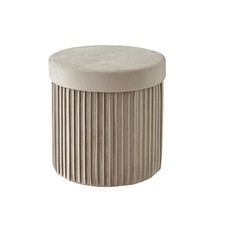 Sgabello in velluto Sgabello