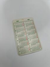 Calendario Rolex 1983-1984 Rolex Calendar Vintage