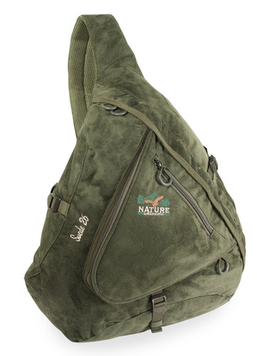 Zaino monospalla suede - in, 26