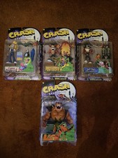 Set 4 figurine Crash Bandicoot