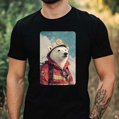 Shirt uomo orso polare - t-shirt,