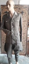 GERMANIA DDR - UNIFORME IN CORDELLINO DA UFFICIALE GIACCA E PANTALONI DA CAVALLO
