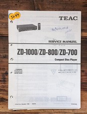 Teac 1000 800 zd 700 - zd-1000, zd-800