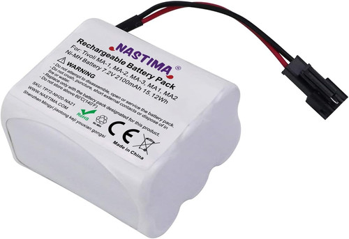 2100mah batteria ni mh - 7,2v,