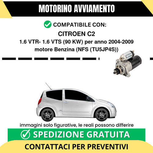 Motorino avviamento citroen - motorino,