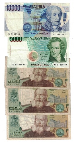 Lotto banconote italia - banconote, (16)