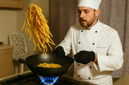 Padella wok antiaderente in - -,