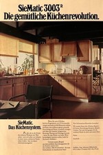 SieMatic 3003 R Pubblicità/Pubblicità del 1976 "L'accogliente rivoluzione della cucina"