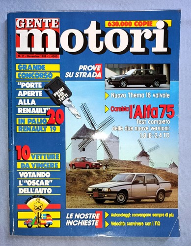 1988 gente motori alfa - 11,