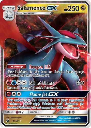 Salamence 70 pokemon - gx,