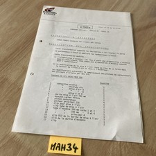 Honda moto 1984 VF1000R note