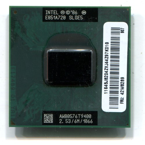 Intel core duo mobile - 2, t9400