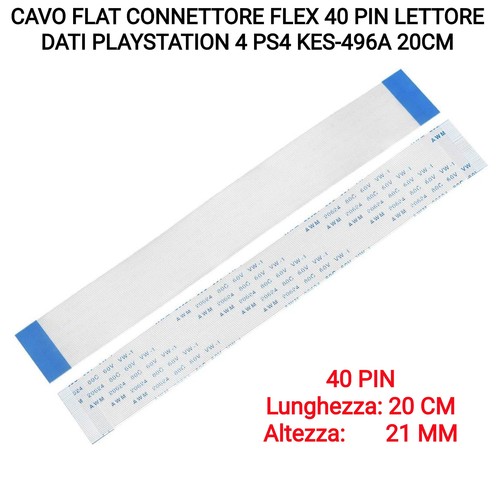 Cavo flat connettore flex - flat, 40