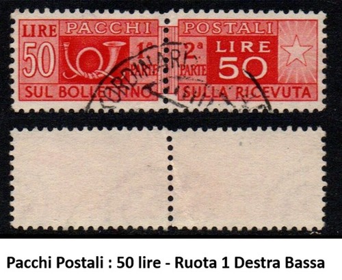 1946 pacchi postali lire - pacchi, 50